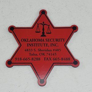 Oklahoma Security Institute Tulsa Magnet Kitchen Fridge Vintage